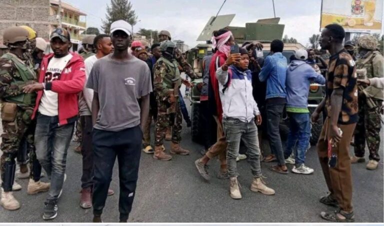 SABASABA: KDF Spotted Manning Nairobi-Nakuru Highway During Protests