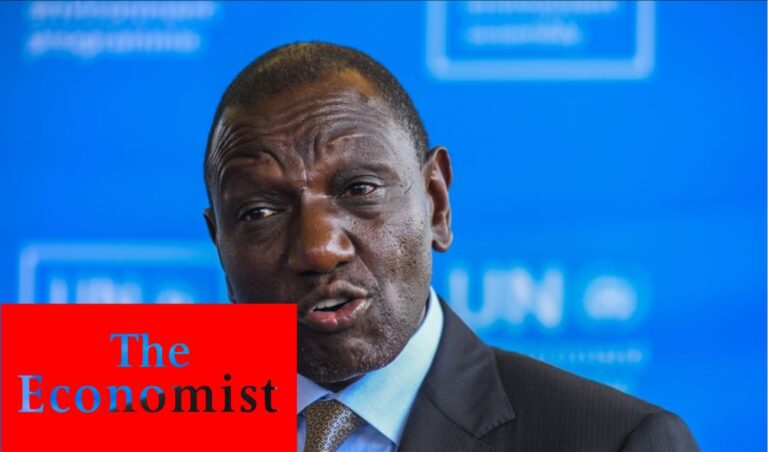 Gov't Hits Back At The Economist For Scathing Column Against Ruto