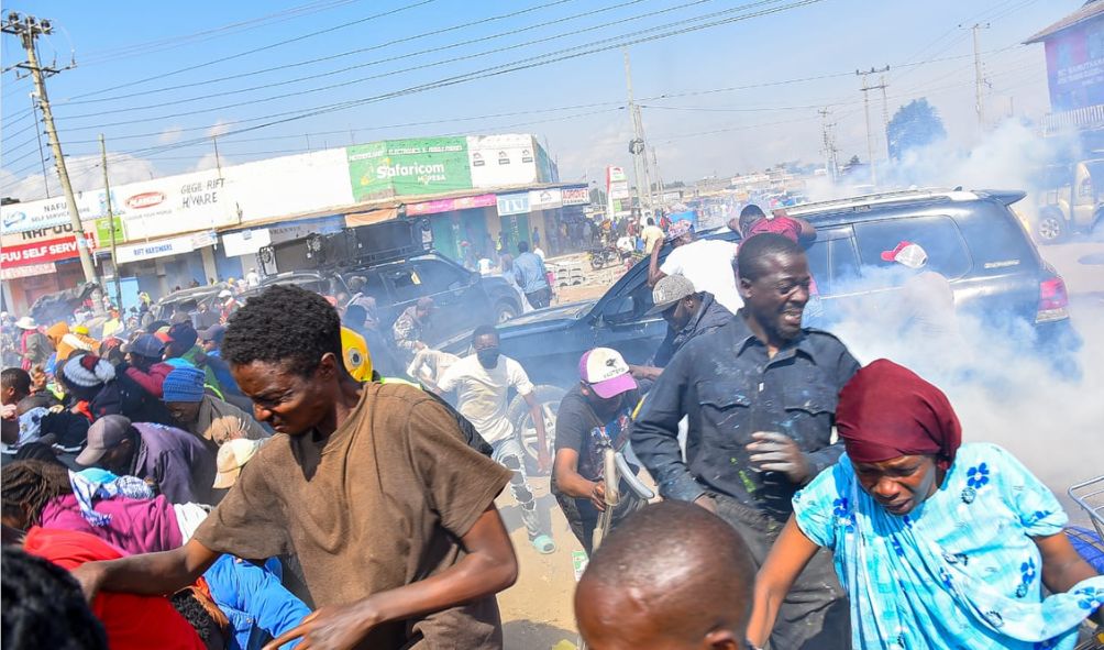 Gachagua Allies' Rally Attacked By Police In Gilgil
