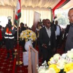 Uhuru Kenyatta Graces Cyrus Jirongo's Burial, Ruto Conspicuously Absent
