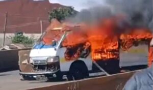 Boda Boda Riders Set Ablaze Another Matatu In Gitaru
