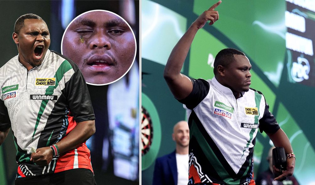 Kenyan Wins Historic World Darts Championship Despite Wasp Landing
