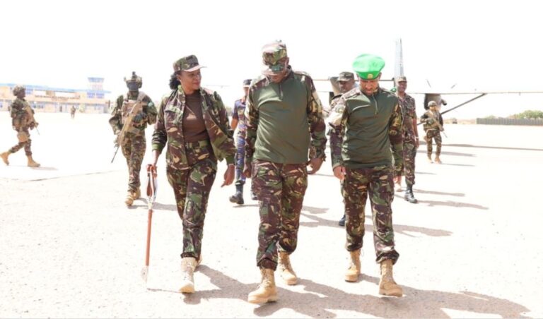 Kenya's Defence CS Visits KDF Troops In Somalia