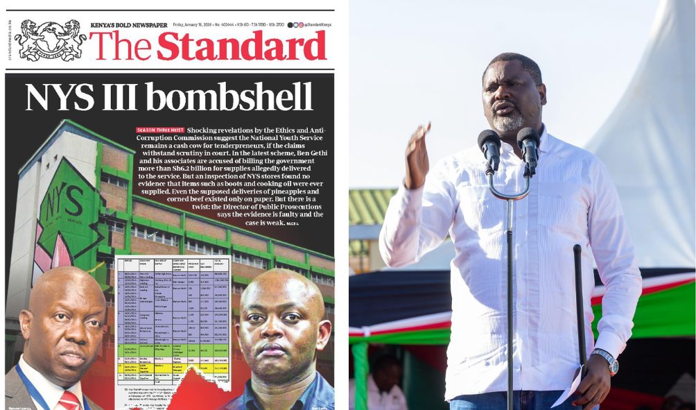 Gov't Blasts Standard Media Over Explosive NYS Headline