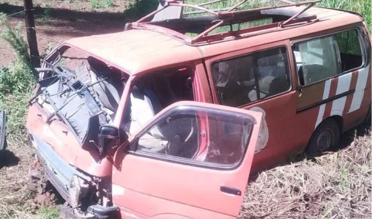 NYERI: Tragedy As School Van Overturns Injuring Students