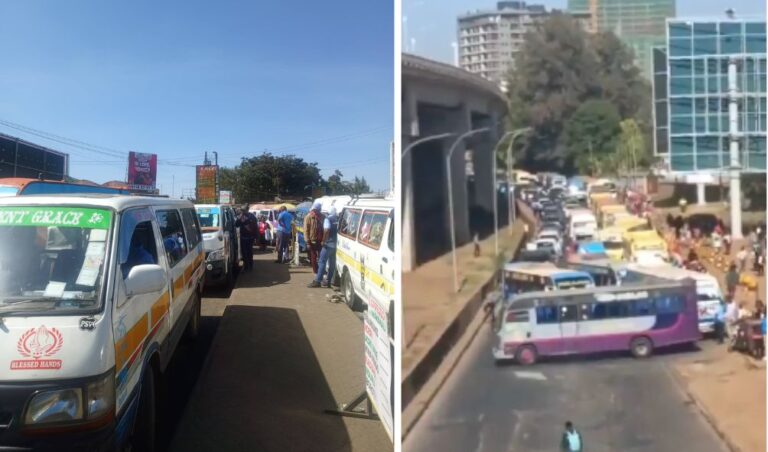 Matatu Operators Set New Date For Nationwide Strike After Monday Chaos