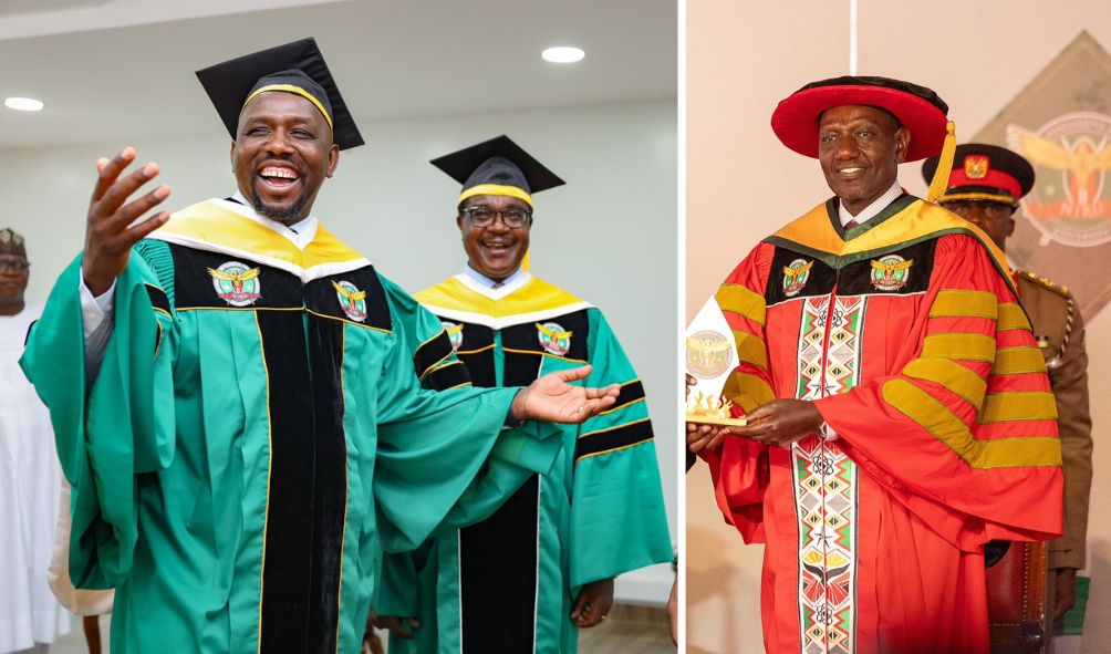"That Is Misleading!" - Ruto Blasts Murkomen, Ogamba Over Graduation Attire
