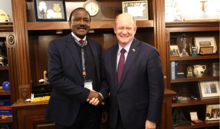 Kalonzo Holds MAJOR Strategic Meeting With US Senator in Washington