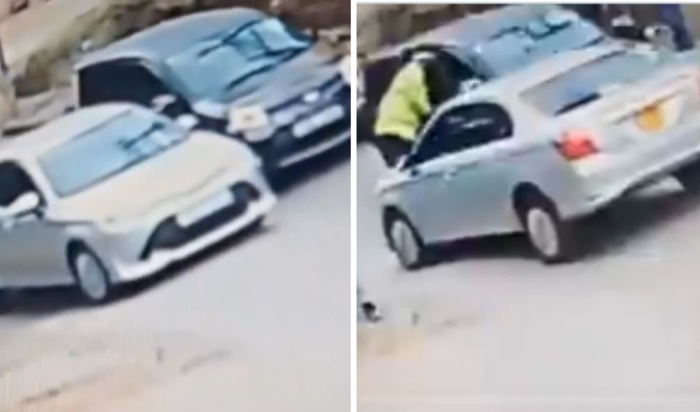 [VIDEO] Robbers Impersonate Traffic Police To Steal Ksh1.9 million From Man Leaving Bank
