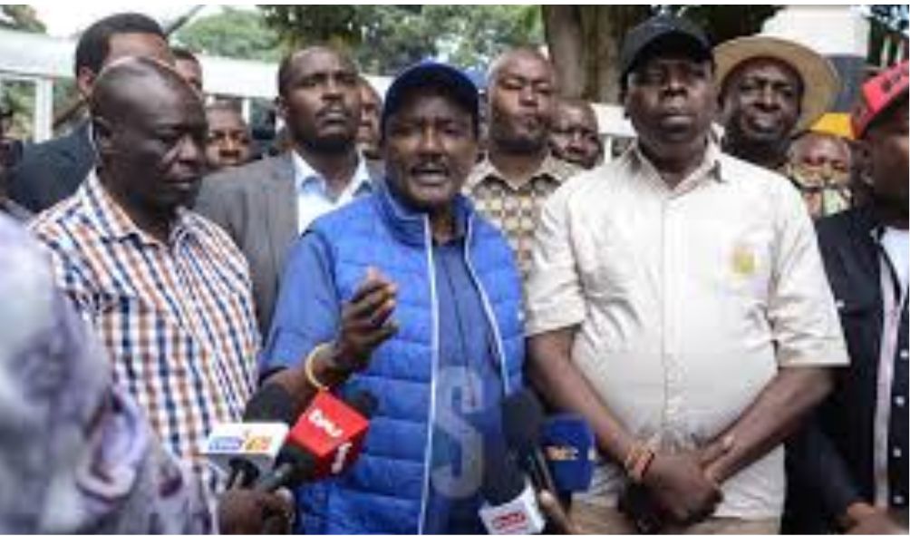 Police Fire Teargas At Gachagua, Kalonzo Rally in Nairobi's CBD