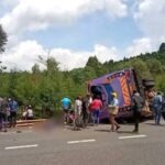 ACCIDENT ALERT! Full Bus With Passengers Overturns, Leaves Scores Injured