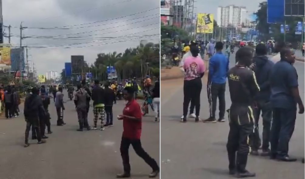 Protests Disrupt Traffic Along Limuru Road Over Harassment By Kanjo