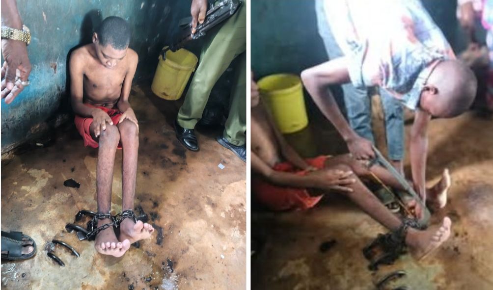 Police Rescue Kwale Man Imprisoned In Shackles By His Family