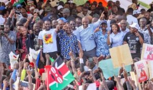 Governor Kang'ata Makes Surprise Appearance At Linda Mwananchi Rally
