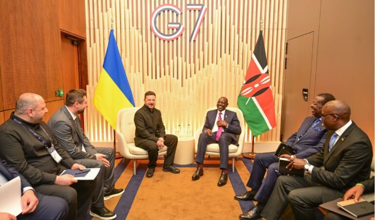 Details From Ruto-Zelensky Meeting At G7 Summit Sidelines