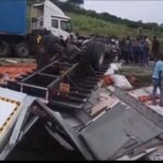 Horrific Lorry-Truck Collision Leaves Several People Trapped In Kisumu