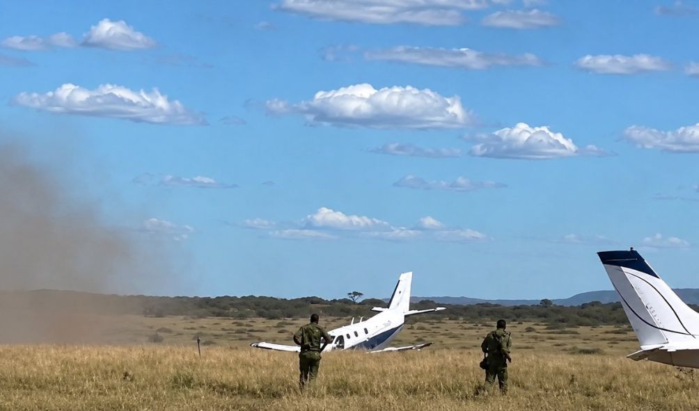 Tourists' Carrying Plane Crash-Lands Near Maasai Mara Airstrip
