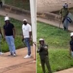 Police Caught On CCTV Shooting Multimedia University Students