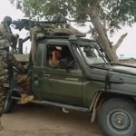 A file photo of KDF soldiers during a patrol in Kotile town on the Garissa-Lamu-Somalia border, as part of the Linda Boni operation aimed at flushing out Al-Shabaab terrorists..jpg