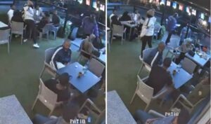 [CCTV VIDEO] Panic, Fear Grips Nairobi As Gunmen Rob Customers Inside Restaurant