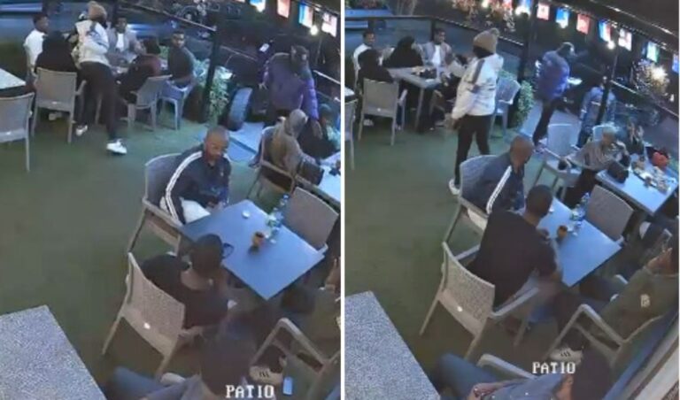 [CCTV VIDEO] Panic, Fear Grips Nairobi As Gunmen Rob Customers Inside Restaurant