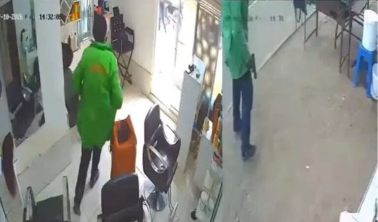 DARING! CCTV Captures Terrifying Armed Robbery Inside Ruaka Salon