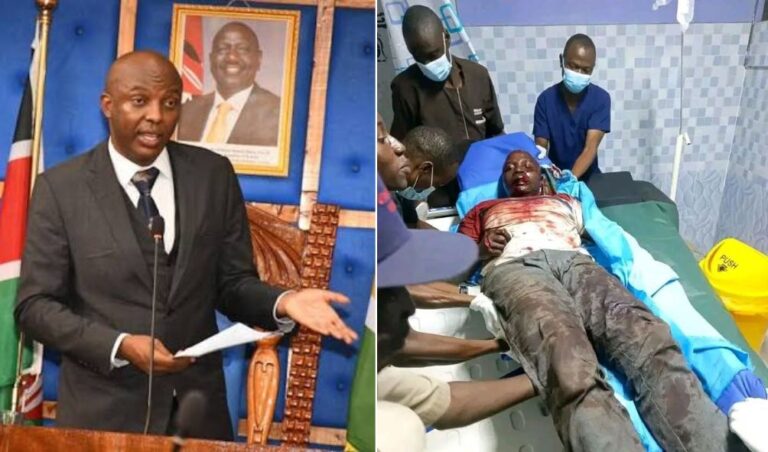 Governor Kang'ata's Driver Shot During Linda Mwananchi Rally In Nyahururu