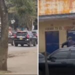 [VIDEO] Terror Strikes Ol Kalou After Hooded, Armed Gov't Militia Threw Teargas At Polling Stations