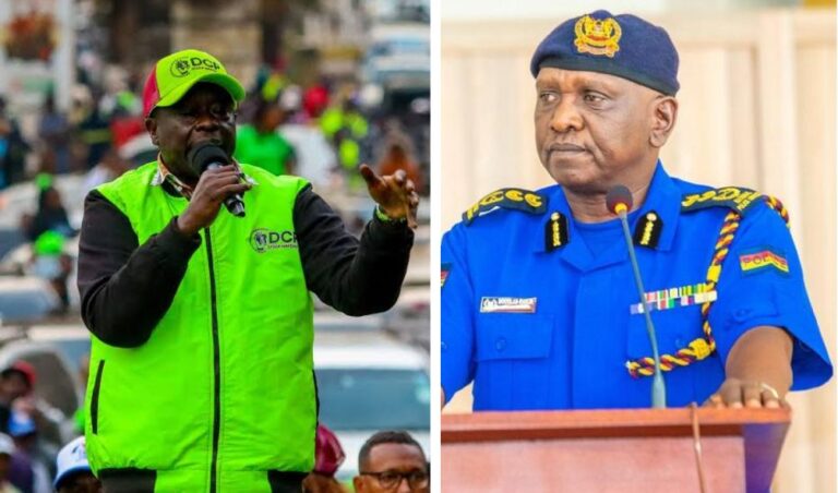 "Take Charge Or Resign!" - Gachagua Tells IG Kanja